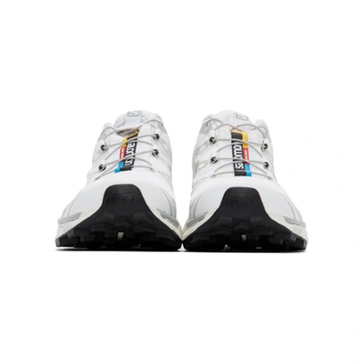 Shop Salomon White Limited Edition Xt-6 Adv Sneakers In White/ Whit