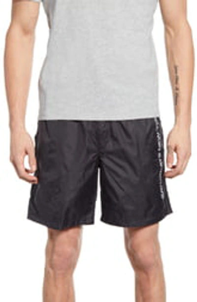 Shop Saturdays Surf Nyc Trent Nylon Shorts In Black