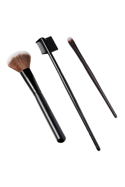 Shop Glamour Status The Essentials 3-piece Makeup Brush Set