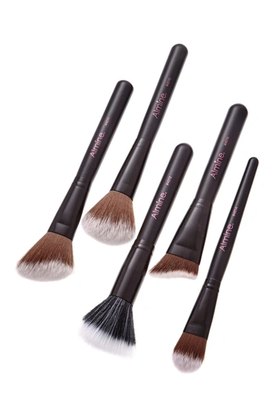 Shop Glamour Status All About The Face 5-piece Makeup Brush Set
