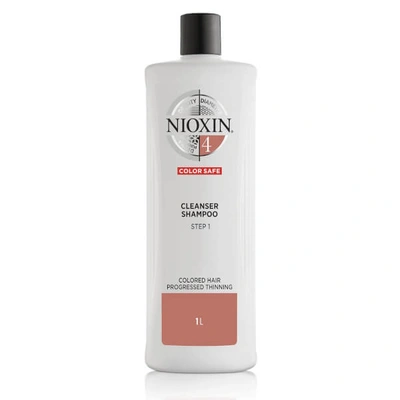 Shop Nioxin System 4 Cleanser Shampoo For Color Treated Hair With Progressed Thinning 33.8 oz