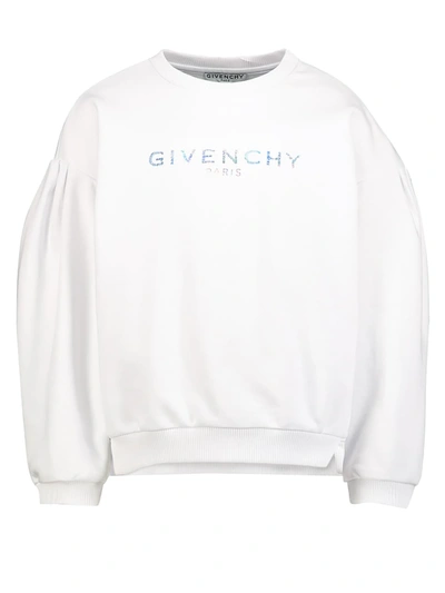 Shop Givenchy Kids Sweatshirt For Girls In White