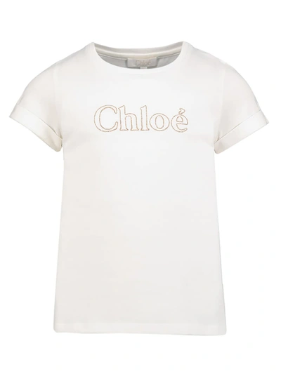 Shop Chloé Kids In White