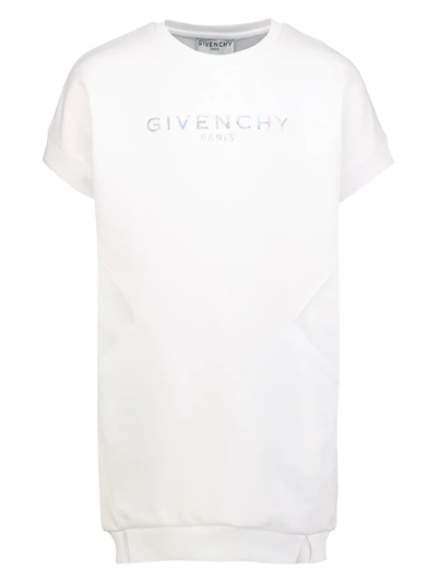 Shop Givenchy Kids Dress For Girls In White