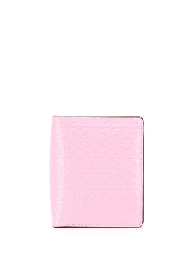 Shop Loewe Wallet In Pink & Purple