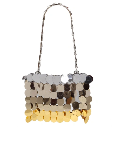 Shop Paco Rabanne Sparkle Bag In Evolutive Color In Silver