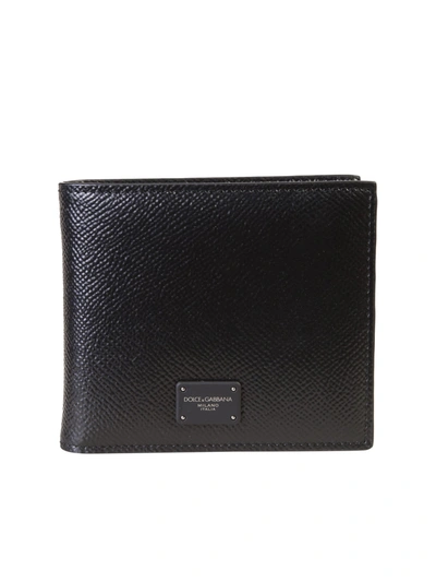 Shop Dolce & Gabbana Branded Wallet In Black