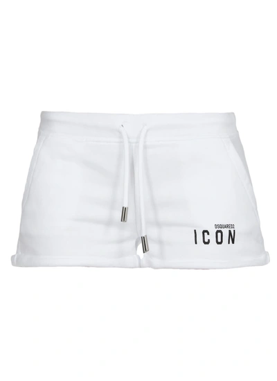 Shop Dsquared2 Short With Logo In White