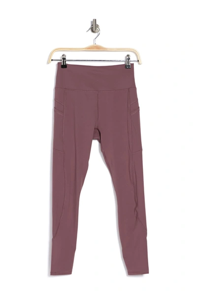 Shop X By Gottex Emma Full High Waisted Leggings In Rose Taupe