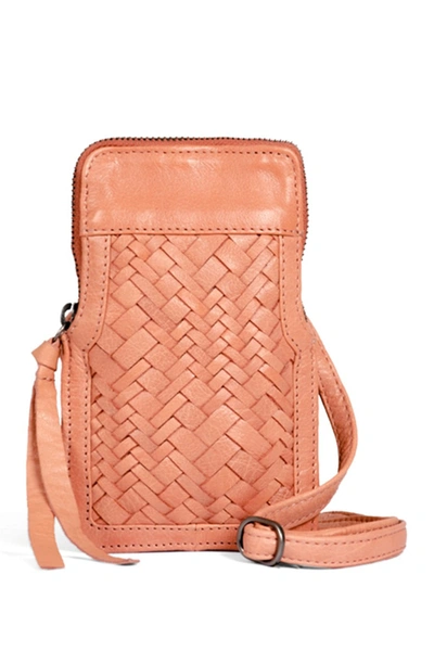 Shop Day & Mood Greta Phone Case Bag In Coral Pink