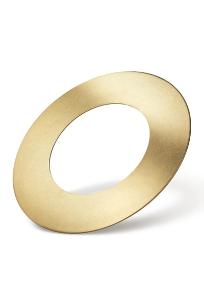 Shop Jenny Bird Carmine Bangle In Brass