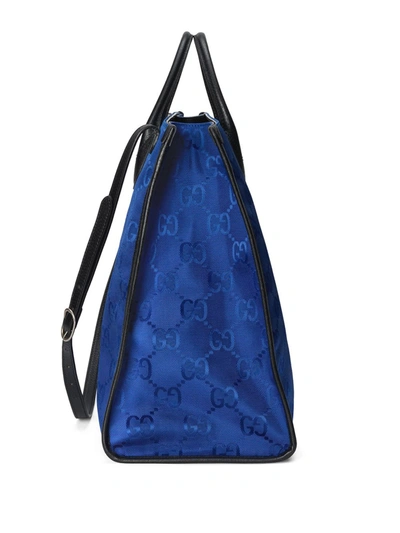 Shop Gucci Off The Grid Tote Bag In Blue