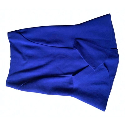 Pre-owned Marni Wool Mid-length Skirt In Blue
