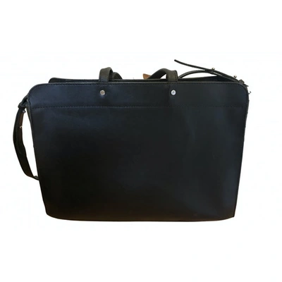 Pre-owned Sandqvist Black Leather Handbag