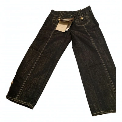 Pre-owned Louis Vuitton Navy Denim - Jeans Trousers