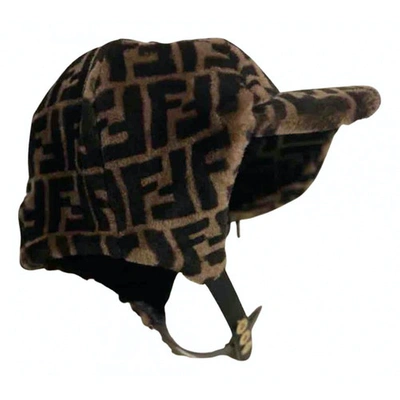 Pre-owned Fendi Brown Hat