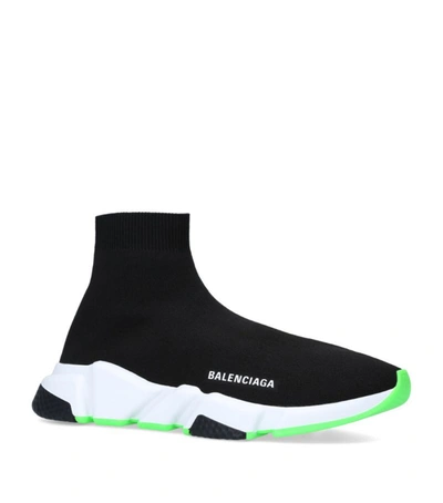 Shop Balenciaga Neon-detail Speed Sneakers