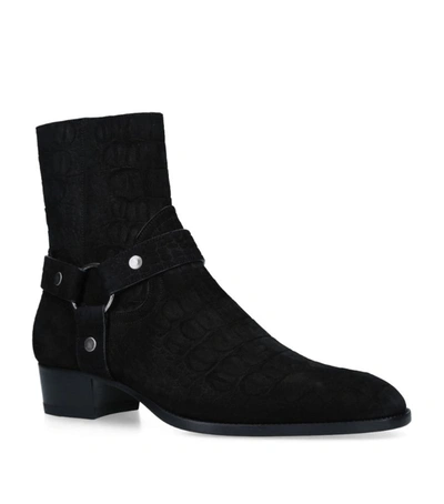 Shop Saint Laurent Leather Wyatt Boots