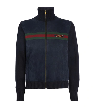 Shop Gucci Web Stripe Bomber Jacket