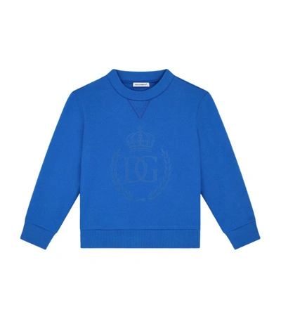 Shop Dolce & Gabbana Kids Cotton Sweatshirt (2-6 Years)