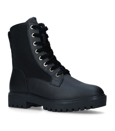 Shop Carvela Leather Lace-up Ripple Boots