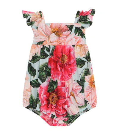 Shop Dolce & Gabbana Kids Floral Bodysuit (0-24 Months)