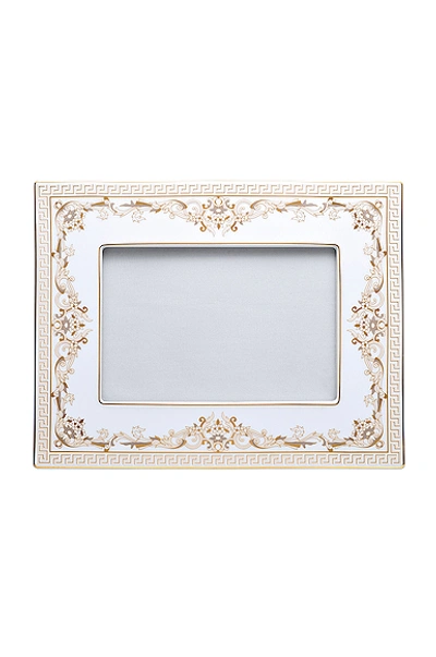 Shop Versace Medusa Gala Picture Frame In White
