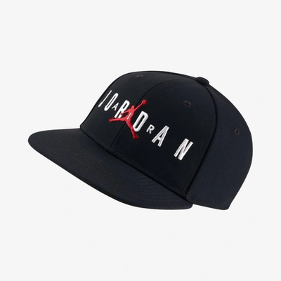 Shop Jordan Jumpman Air Cap Big Kids' Hat In Black