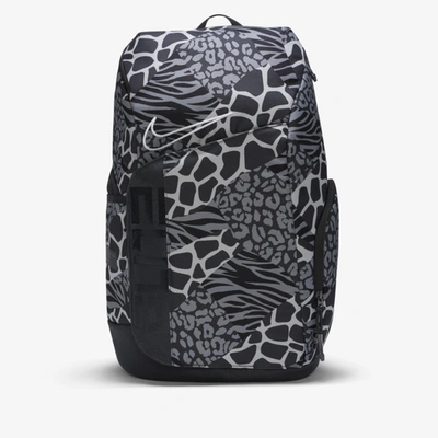 Shop Nike Hoops Elite Pro Basketball Backpack In Dark Smoke Grey,dark Smoke Grey,white