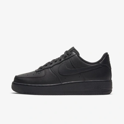 Shop Nike Women's Air Force 1 '07 Shoes In Black