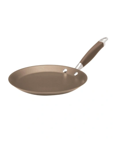 Shop Anolon Closeout!  Advanced Hard Anodized Nonstick 9.5" Crepe Pan In Umber