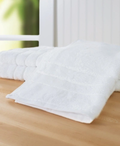Shop Cariloha 3-piece 30" X 16" Viscose Hand Towel Set In White