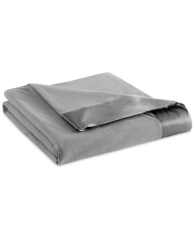Shop Shavel Micro Flannel All Seasons Year Round Sheet Twin Size Blanket In Greystone