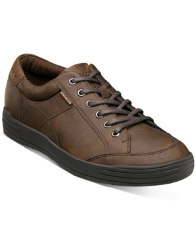 Shop Nunn Bush Men's Kore City Walk Low-top Sneakers In Dark Brown