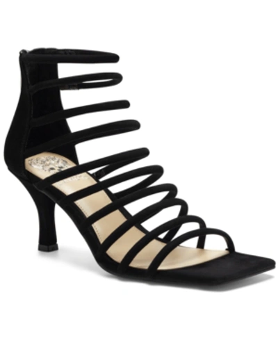 Shop Vince Camuto Women's Ambaritan Strappy Dress Sandals Women's Shoes In Black