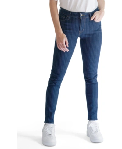 Shop Levi's Women's 711 Skinny Jeans In Cobalt Luck