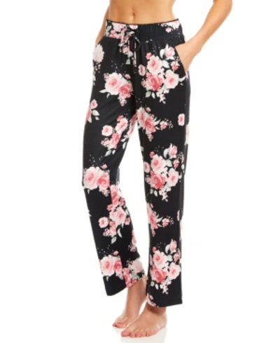 Shop Flora By Flora Nikrooz Printed Pajama Pants In Rose