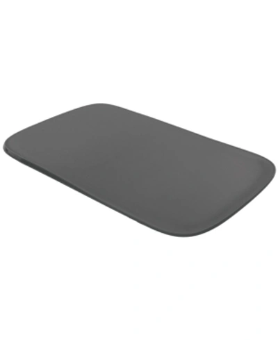 Tovolo Hi-low Cutting Board, Food Prep Mat For Multiple Ingredients, Large Non-slip Flexible Cutting Mat Wi In Charcoal