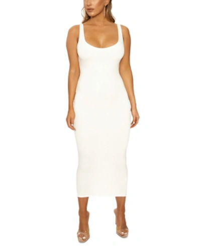 Shop Naked Wardrobe The Nw Hourglass Midi Dress In White