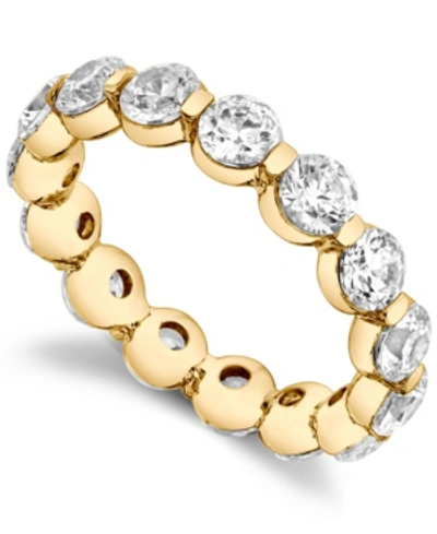 Shop Sirena Diamond Eternity Band (3 Ct. T.w.) In 14k White Or Yellow Gold