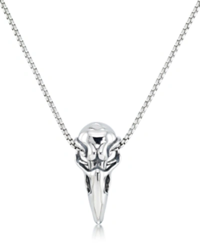 Andrew Charles By Andy Hilfiger Men's Eagle 24" Pendant Necklace In Stainless Steel In Stainless Steel