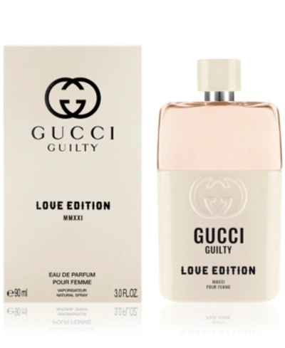 Shop Gucci Guilty Love Edition 2021 Pour Femme Eau De Parfum, 3-oz.