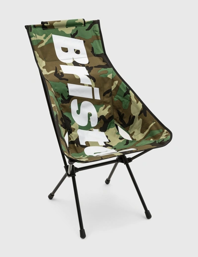 X Helinox Emblem Folding Sunset Chair In Green