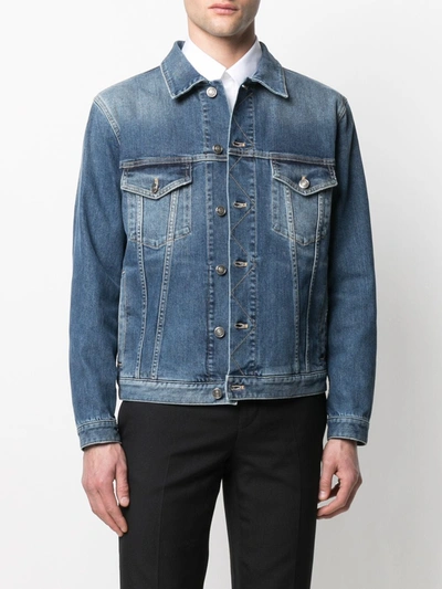 Shop Givenchy Blouson In Blue