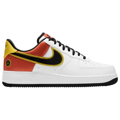 Shop Nike Mens  Air Force 1 Lv8 In White/black/orange