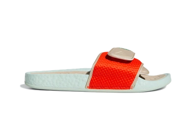 Pre-owned Adidas Originals  Pw Boost Slide Pharrell Nigo Friendship Pack Blue Red In Pale Nude/clay Brown/green Tint