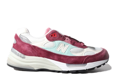 Pre-owned 992 Kith Kithmas Burgundy White In Burgundy/white/teal