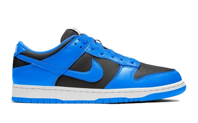 Pre-owned Nike Dunk Low Retro Black Hyper Cobalt (2021) In Black/white/hyper Cobalt