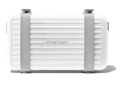 Pre-owned Rimowa  Personal Polycarbonate Cross-body Clutch Bag White