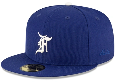 Pre-owned Fear Of God  Mlb New Era Royal 59fifty Cap Blue